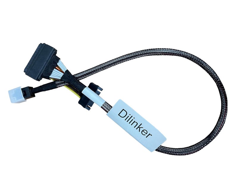 DiliVing 𝐃𝐢𝐋𝐢𝐧𝐤𝐞𝐫 𝐌𝐢𝐧𝐢𝐒𝐀𝐒-𝐇𝐃 to 𝐔.𝟐 𝐍𝐕𝐌𝐞 SSD,𝐒𝐅𝐅-𝟖𝟔𝟒𝟑 𝐭𝐨 𝐒𝐅𝐅-𝟖𝟔𝟑𝟗 Cable,75CM - Image 2